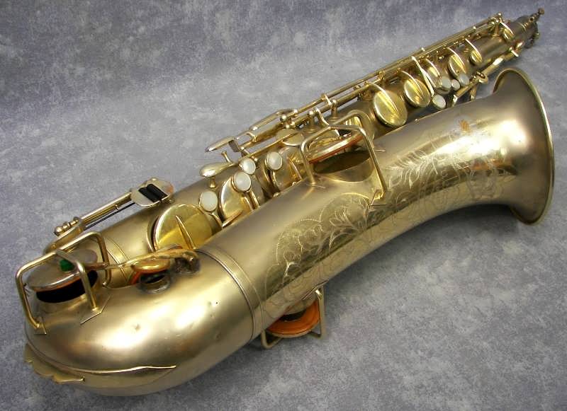 Vintage Buescher Elkhart Saxophone Low Pitch True Tone Tenor C Melody