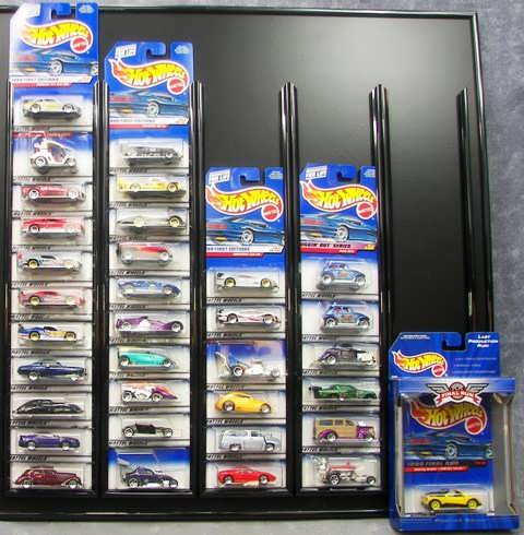 (2) 24" Carded 1:64 Diecast Car Wall Display Board ~ Hot Wheels