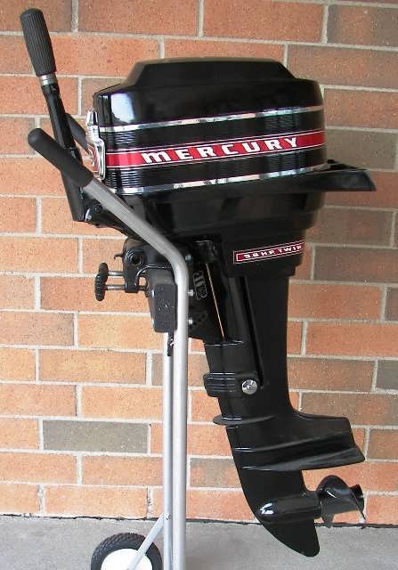 Pristine Mercury Merc 110 9 8 HP Twin Outboard Motor Low Hours Short ...