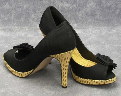 NIB Anne Michelle SYMPHONY 51 Black High Heel Pump 8.5  