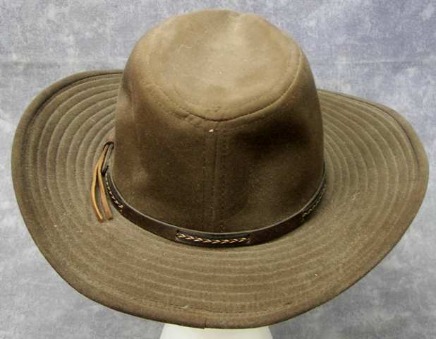 Orvis Missisquoi Brown Outback Hat Sz M ~ Waterproof Brushed Canvas ...