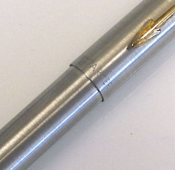 Vintage PARKER 50 FALCON SS Steel Flighter Ball Point Pen  