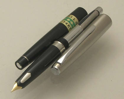 PILOT Fountain Pen Black & Stainless Steel 14K Nib  