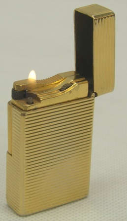 Vintage ST Dupont Paris GP Horizonal Line Lighter  