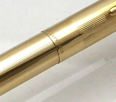 RARE Vintage c. 1960s Sheaffer Snorkel Signet Gold Fountain Pen 