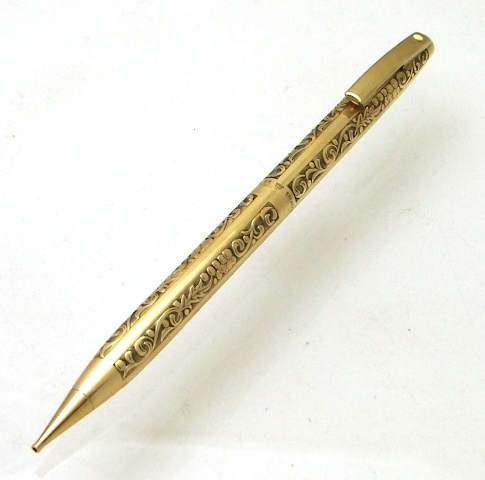 NOS c. 1974 Sheaffer Imperial 12kt Gold Fill Vintage Pattern Mechanical ...